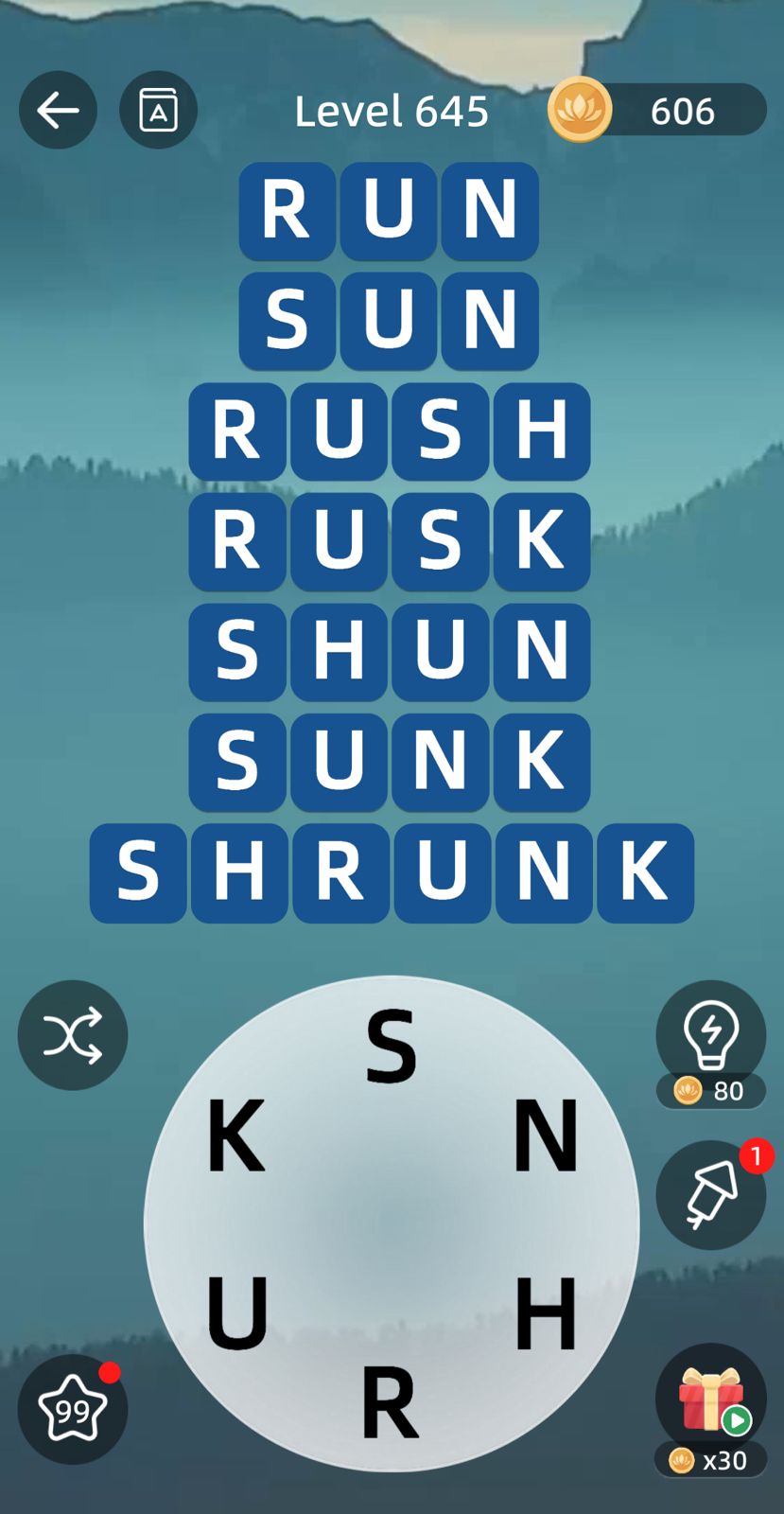 Zen Word Level 645