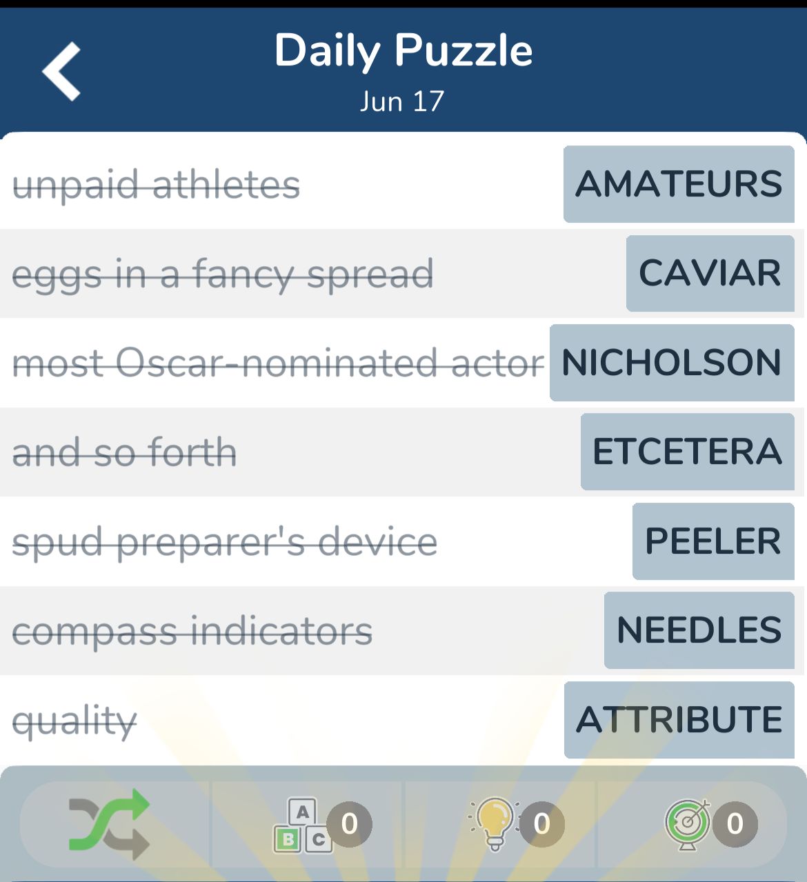 7 Little Words June 17 2024