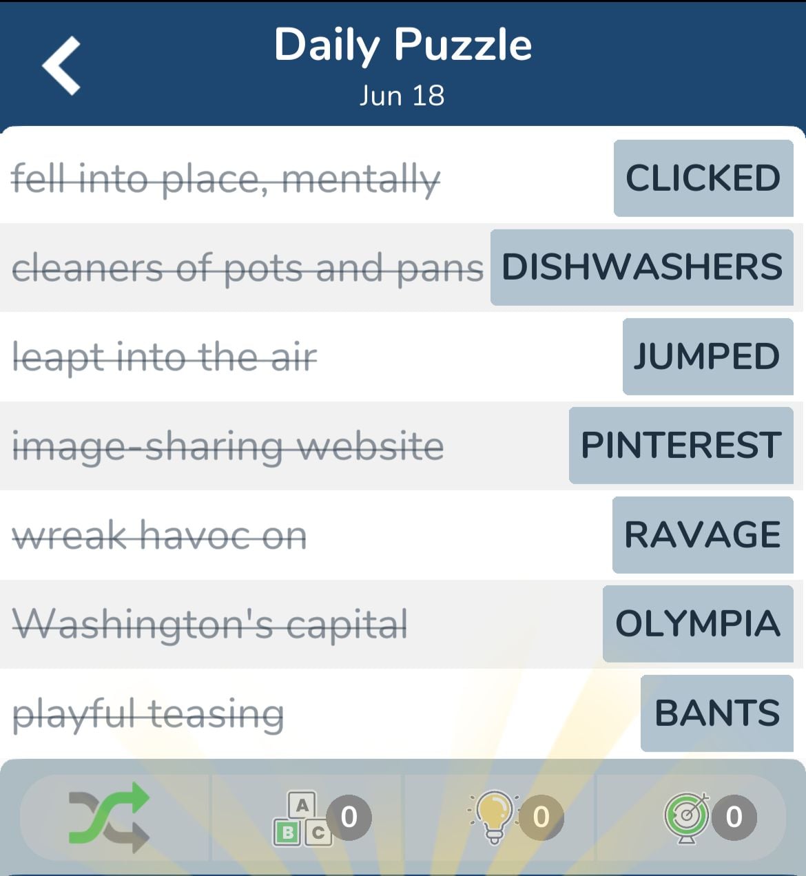 7 Little Words June 18 2024