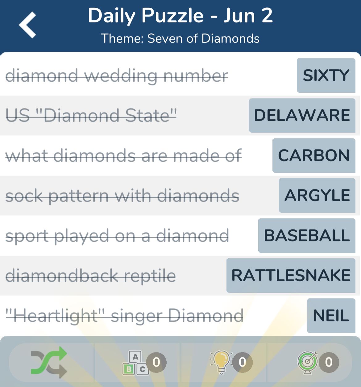 7 Little Words June 2 2024