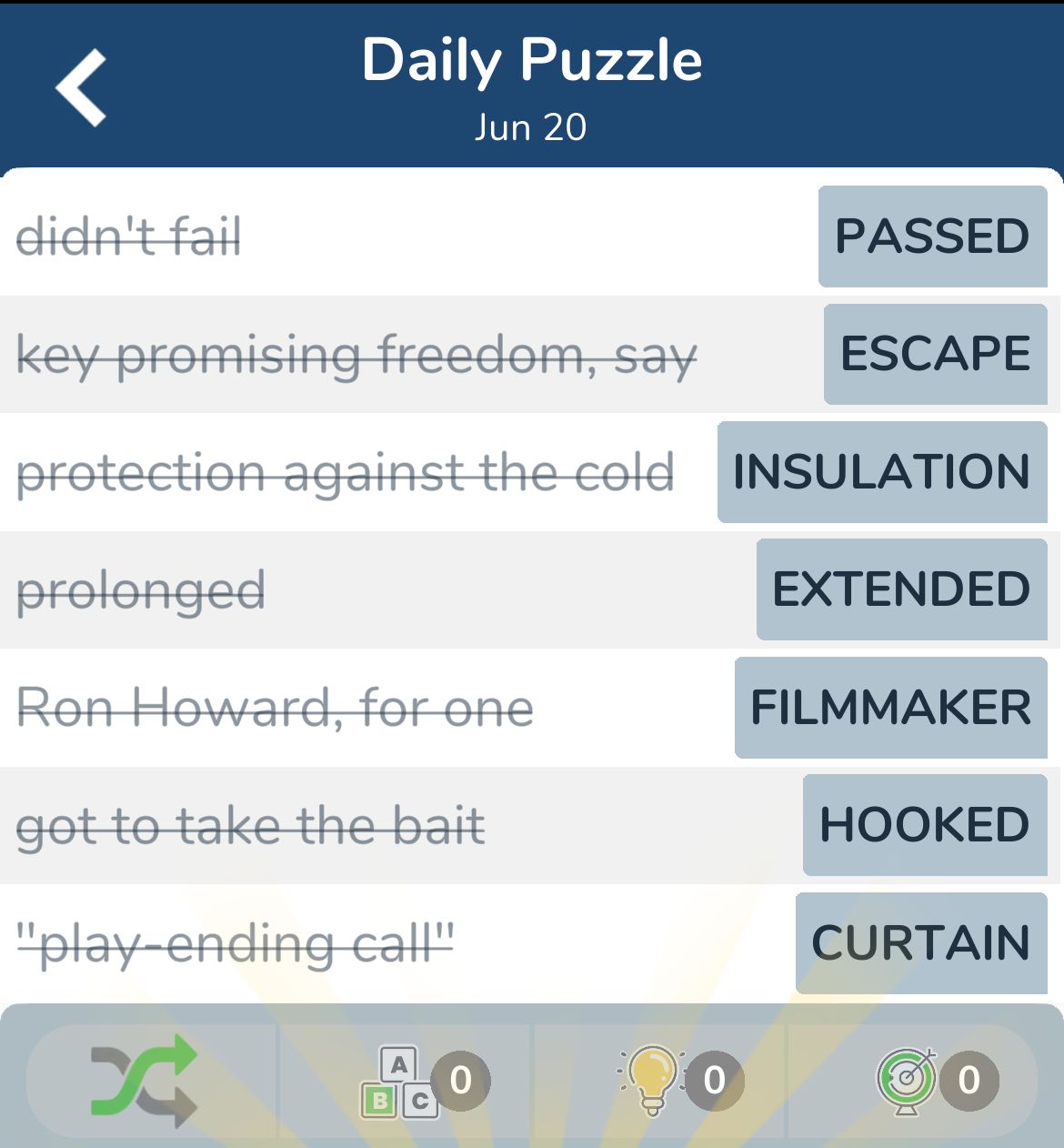 7 Little Words June 20 2024
