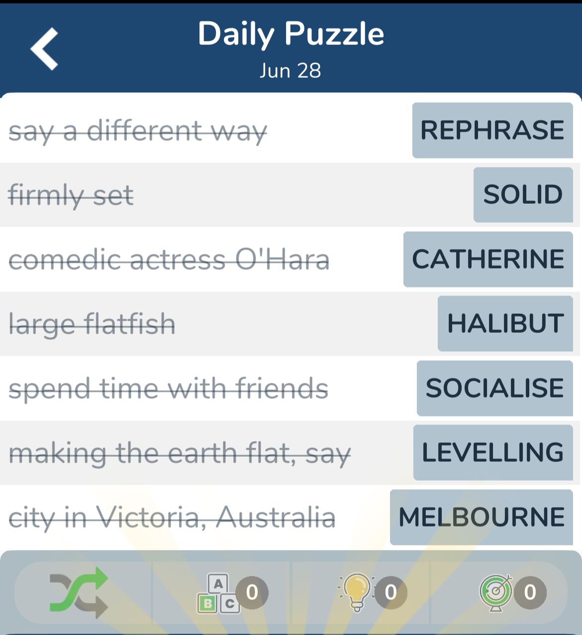 7 Little Words June 28 2024