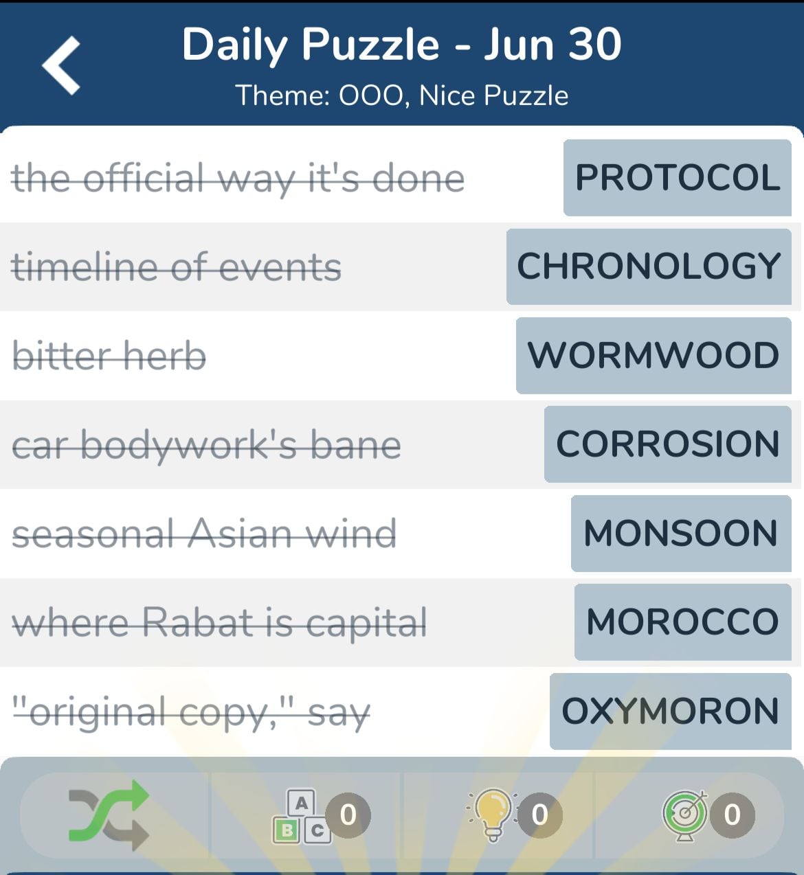 7 Little Words June 30 2024