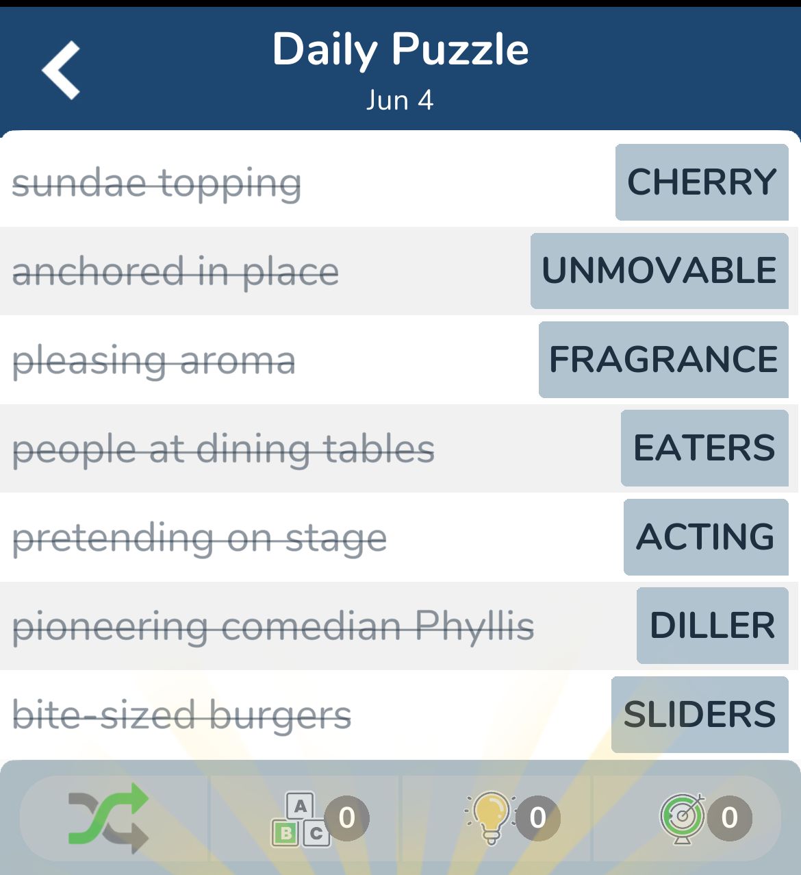 7 Little Words June 4 2024