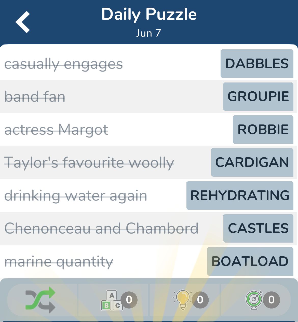 7 Little Words June 7 2024