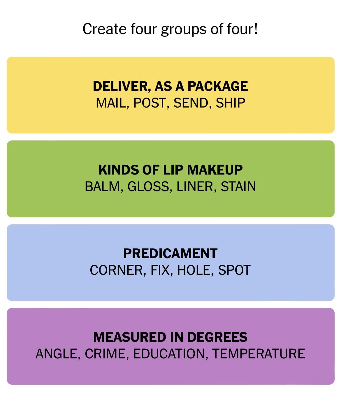 NYT Connections June 17 2024