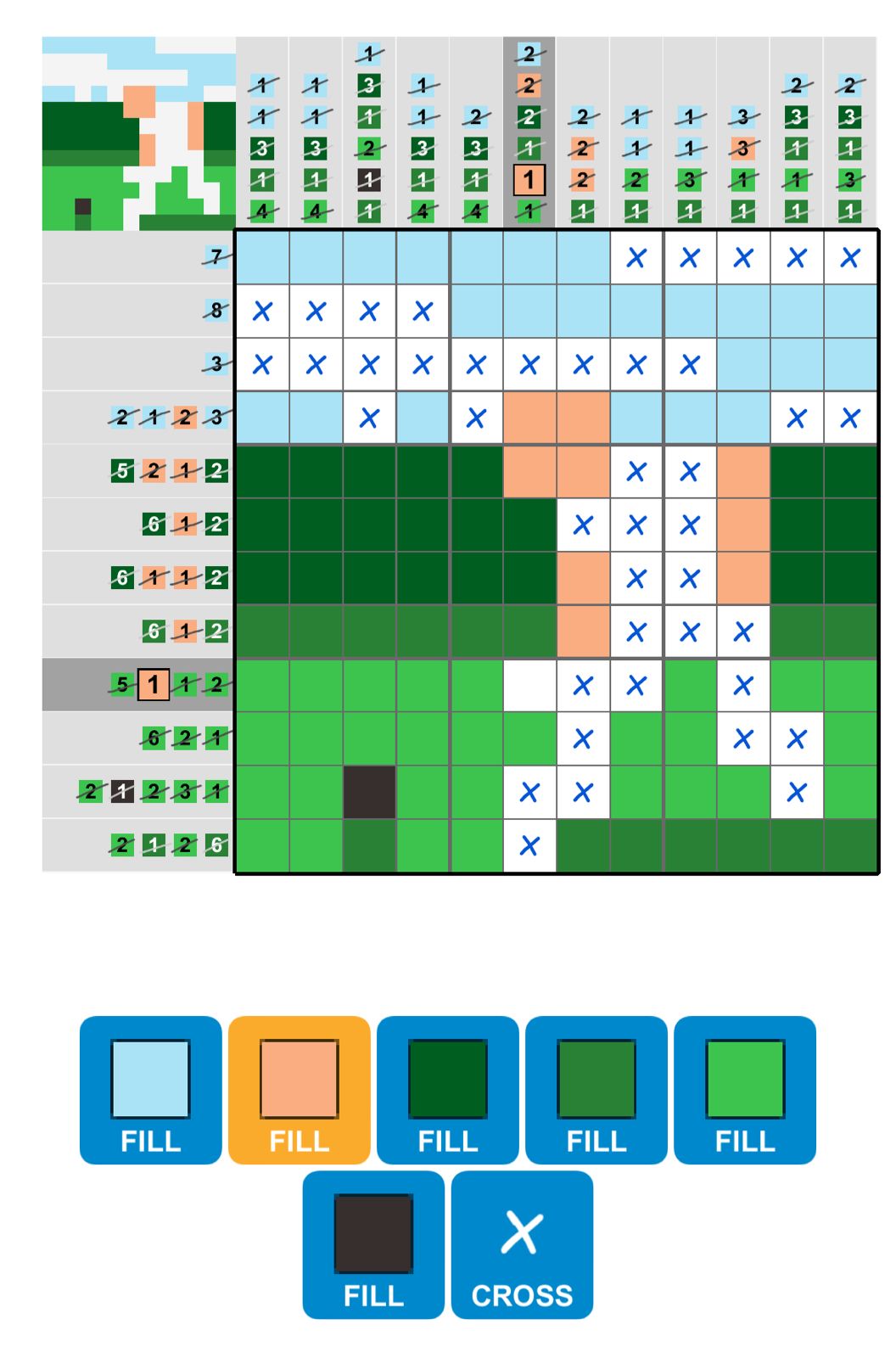 Puzzle Page Picture Cross June 11 2024