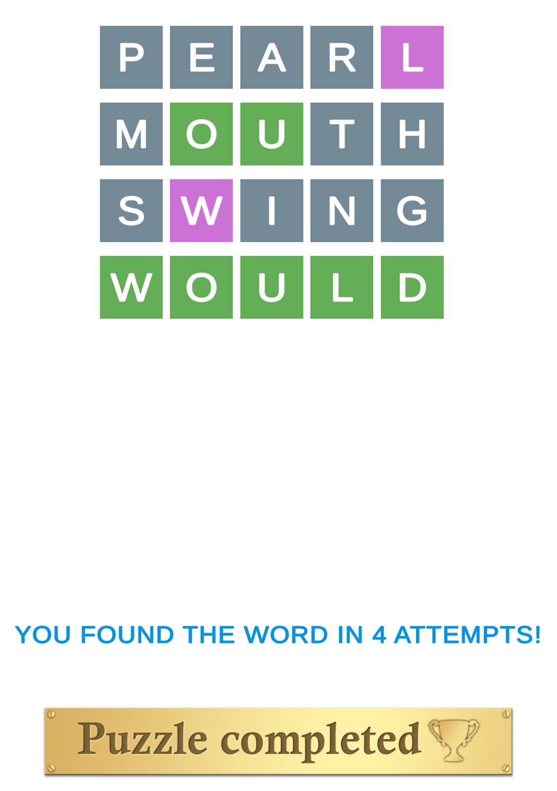 Puzzle Page Wordy June 20 2024