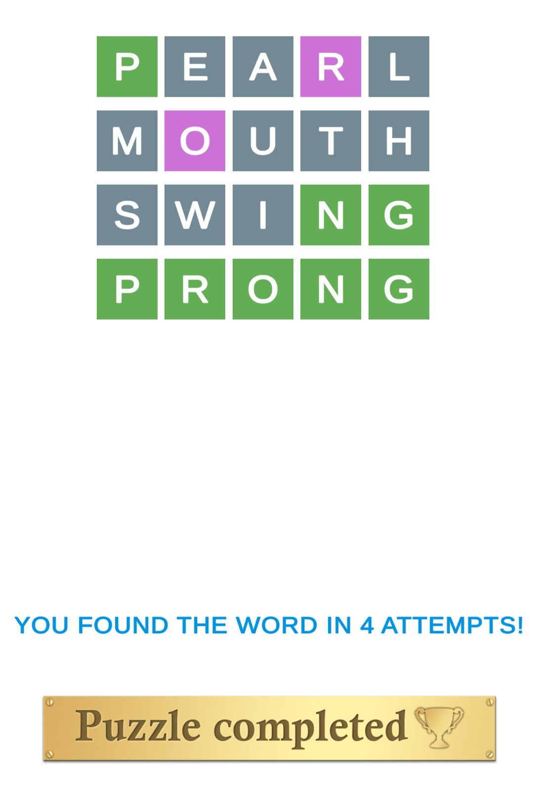Puzzle Page Wordy June 26 2024