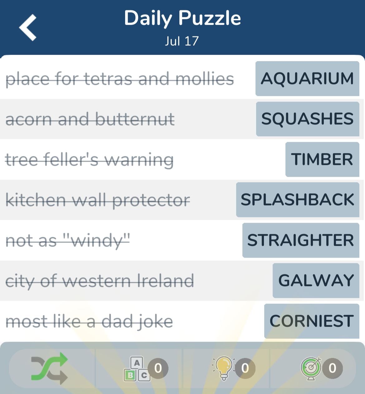 7 Little Words July 17 2024