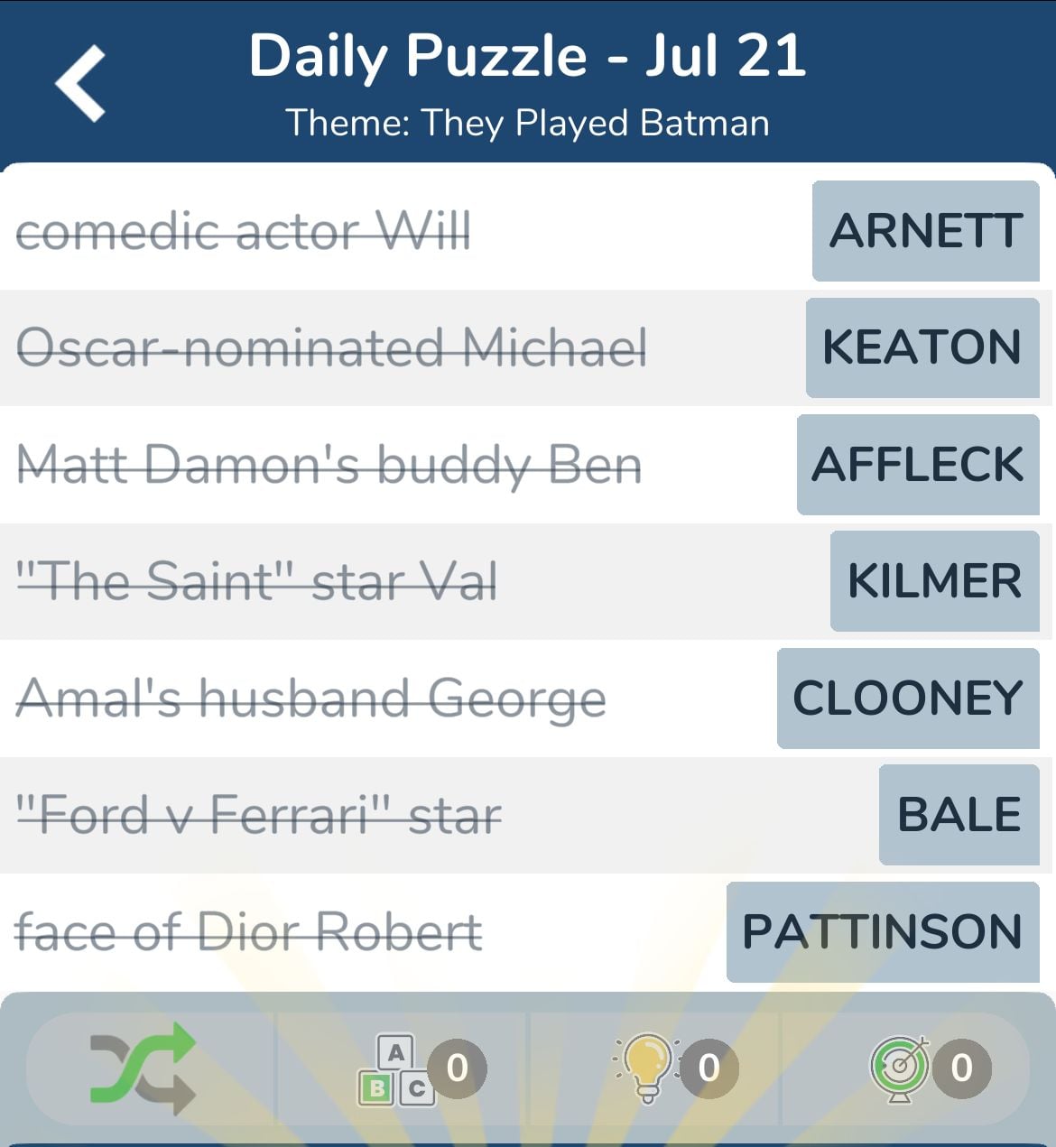7 Little Words July 21 2024