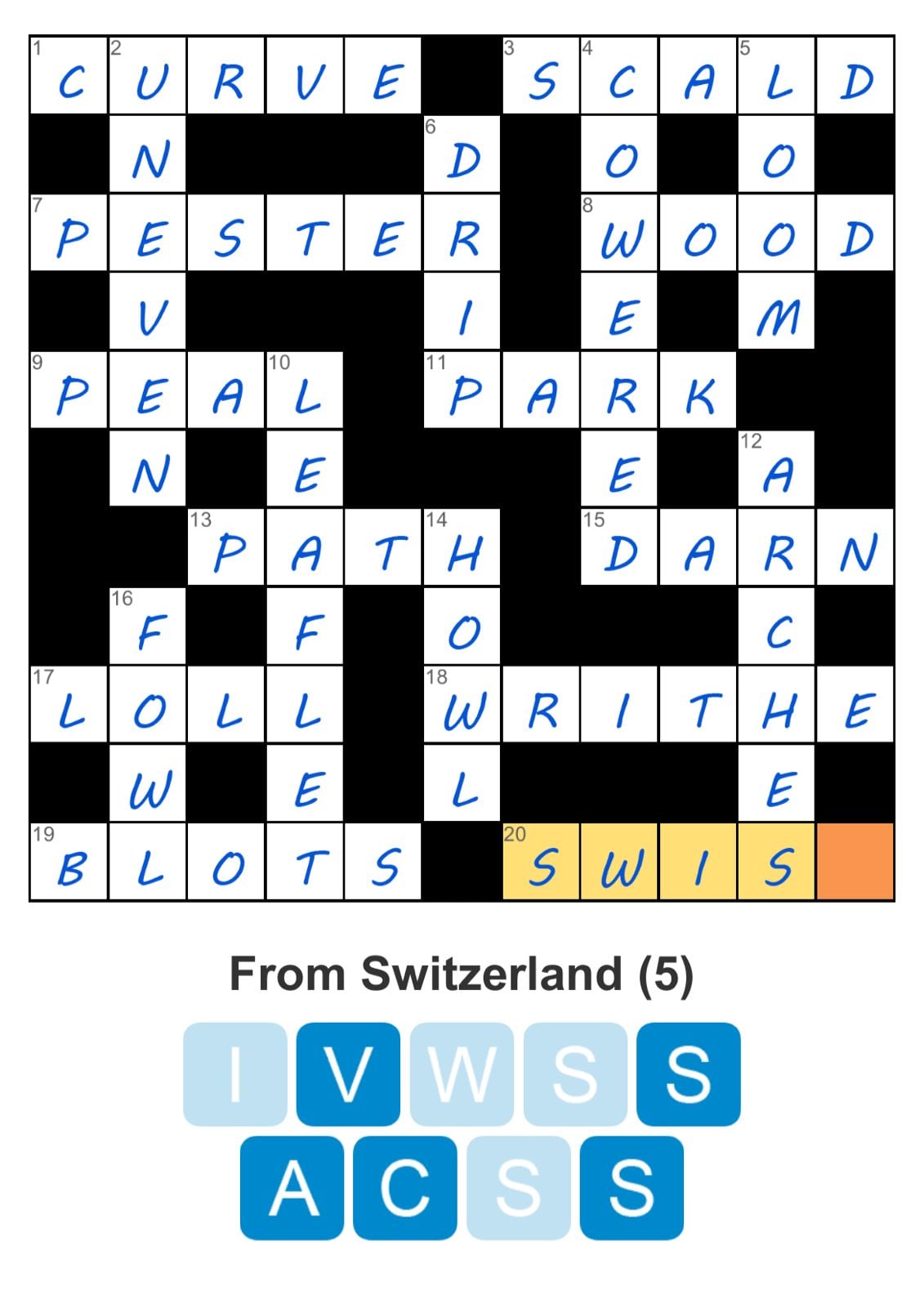 Puzzle Page Crossword July 18 2024