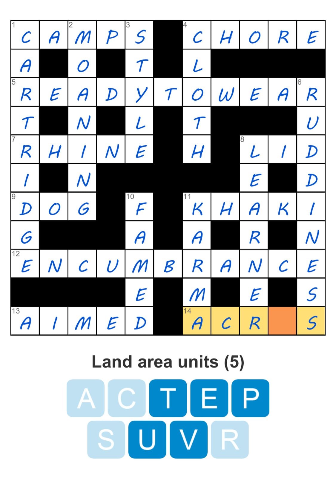 Puzzle Page Crossword July 25 2024