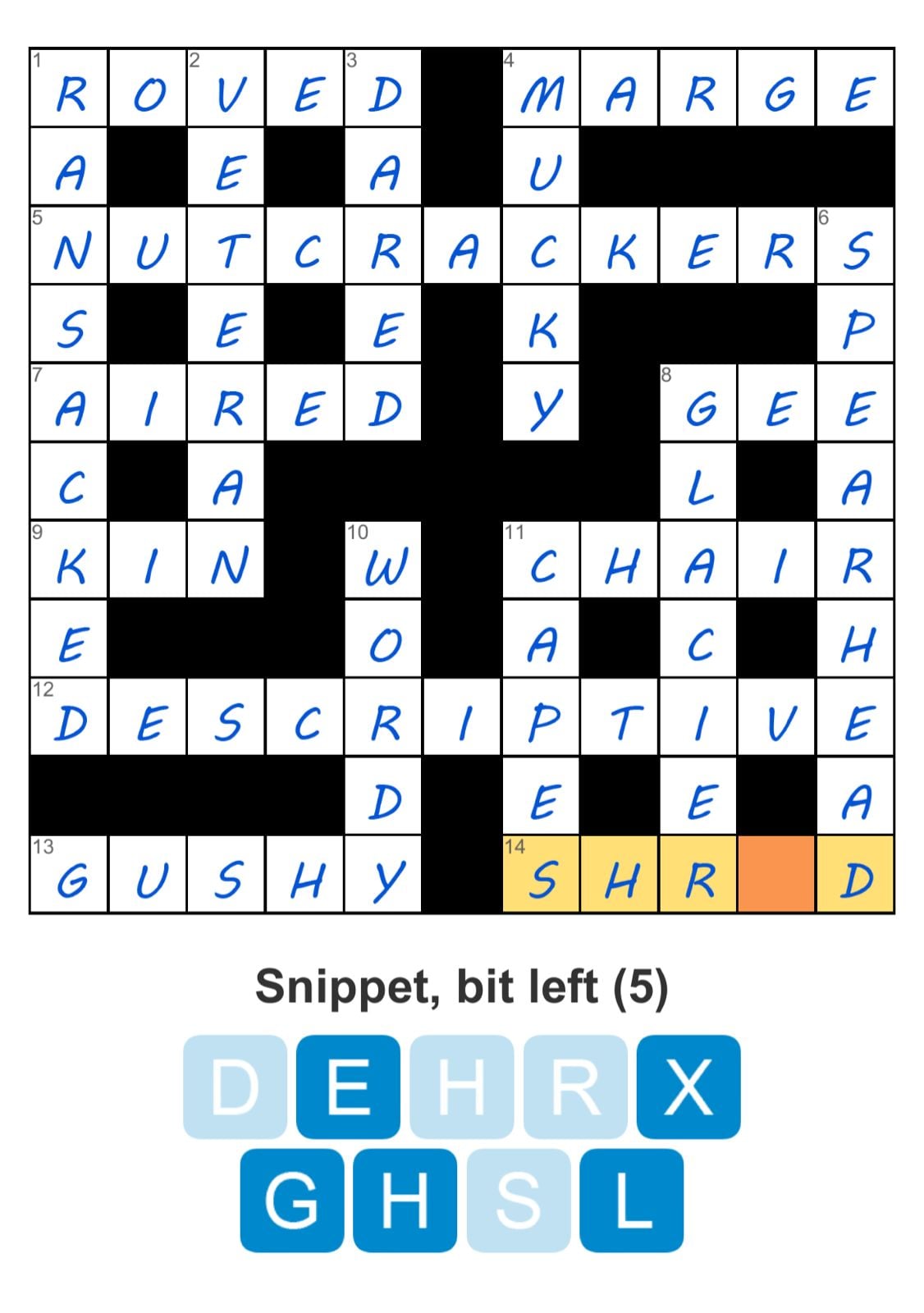 Puzzle Page Crossword July 27 2024