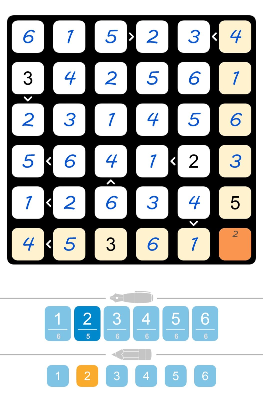 Puzzle Page Futoshiki July 12 2024