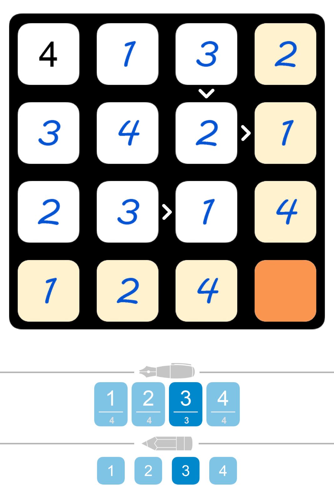 Puzzle Page Futoshiki July 30 2024