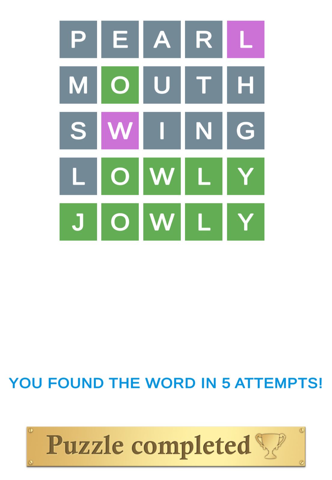 Puzzle Page Wordy July 4 2024