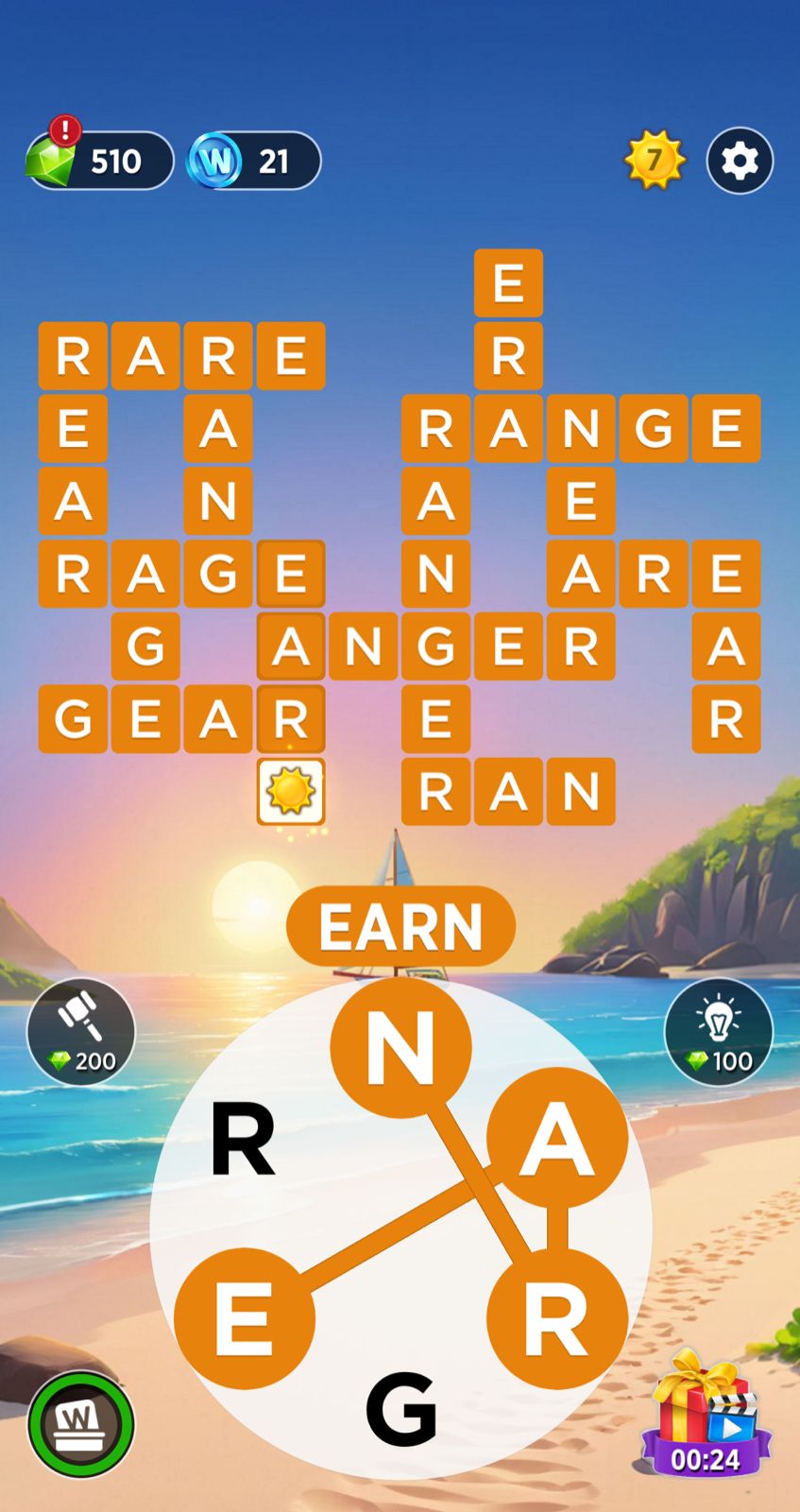Words of Wonders (WOW) Daily Puzzle July 16 2024