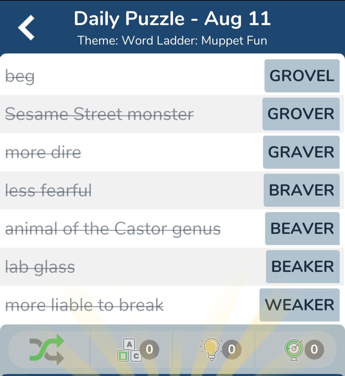 7 Little Words August 11 2024