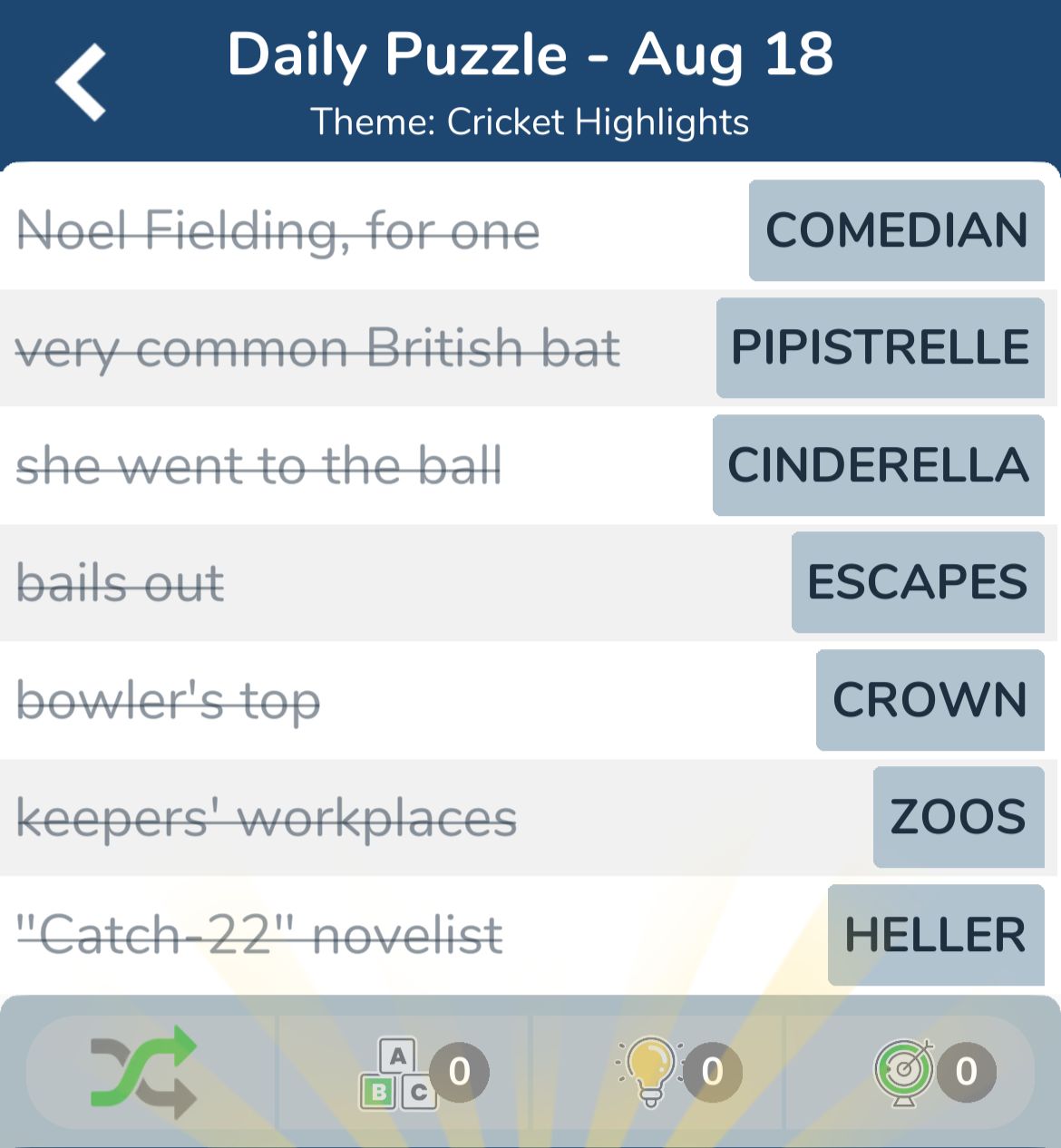 7 Little Words August 18 2024