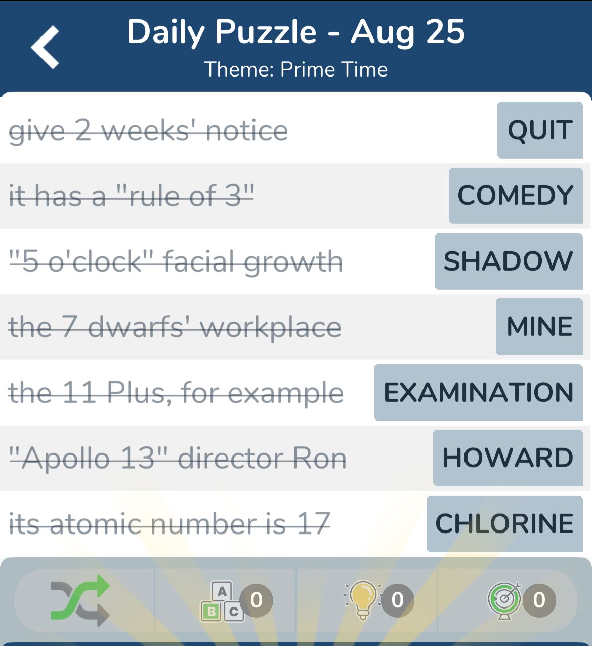 7 Little Words August 25 2024