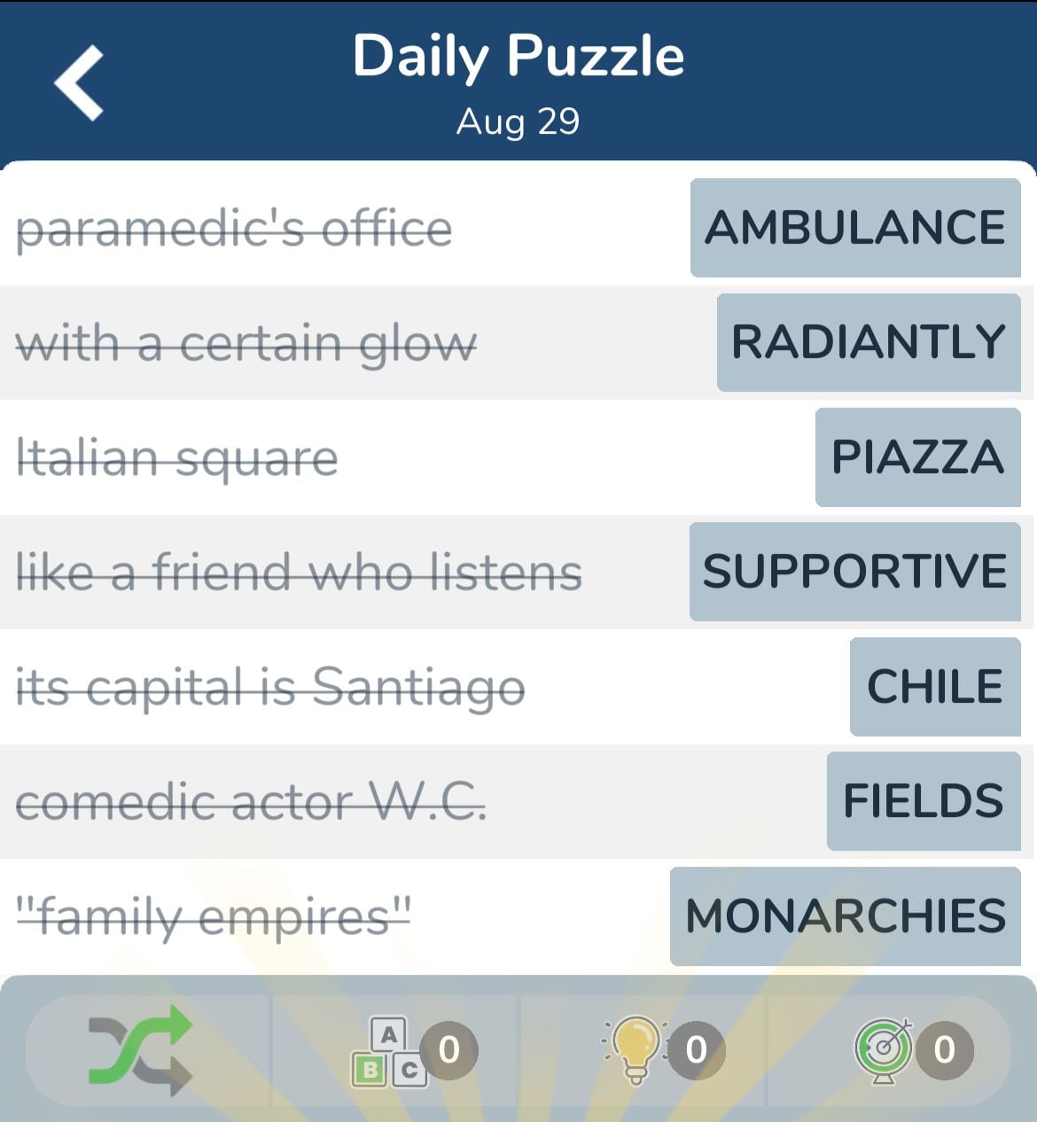 7 Little Words August 29 2024
