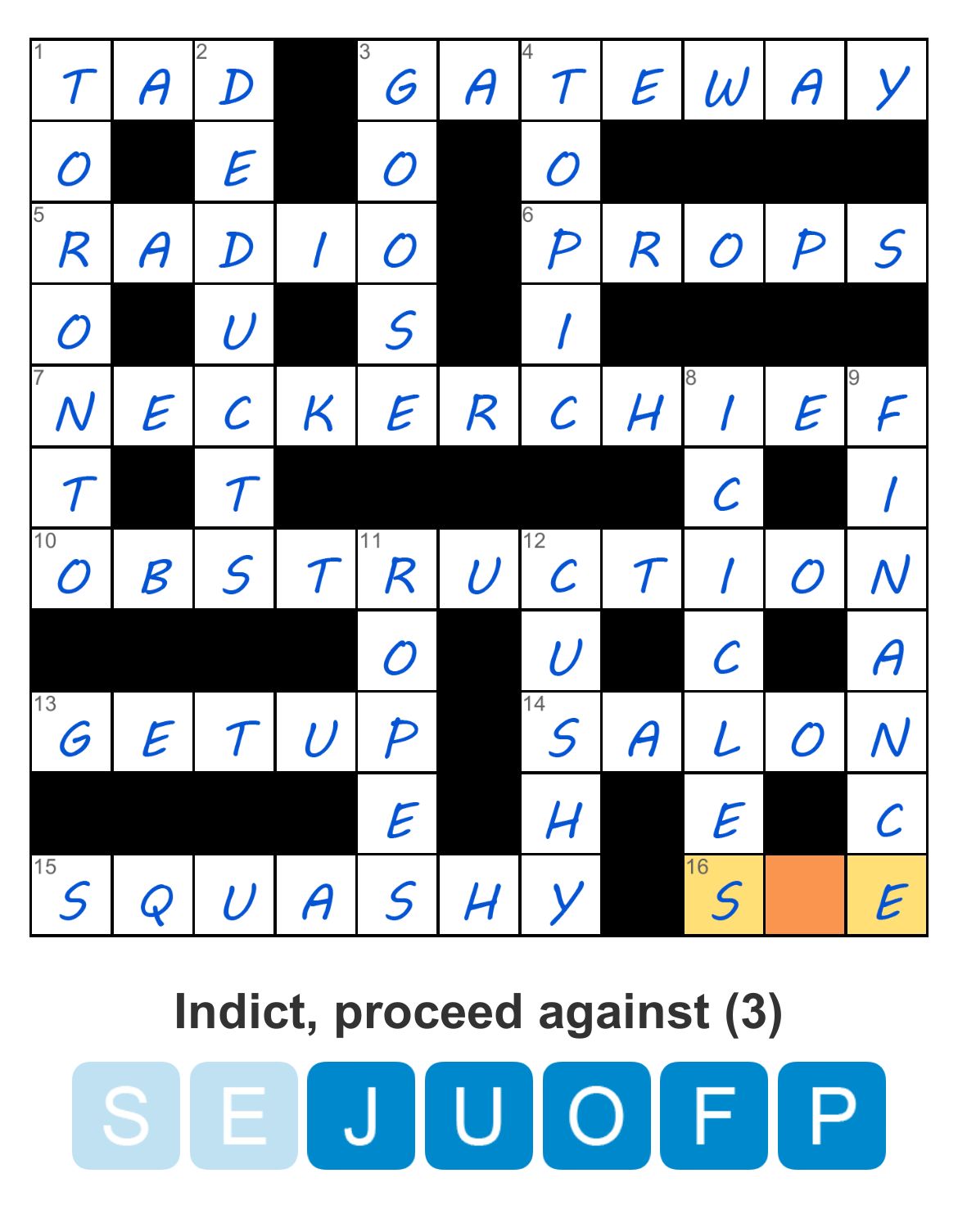 Puzzle Page Crossword August 13 2024