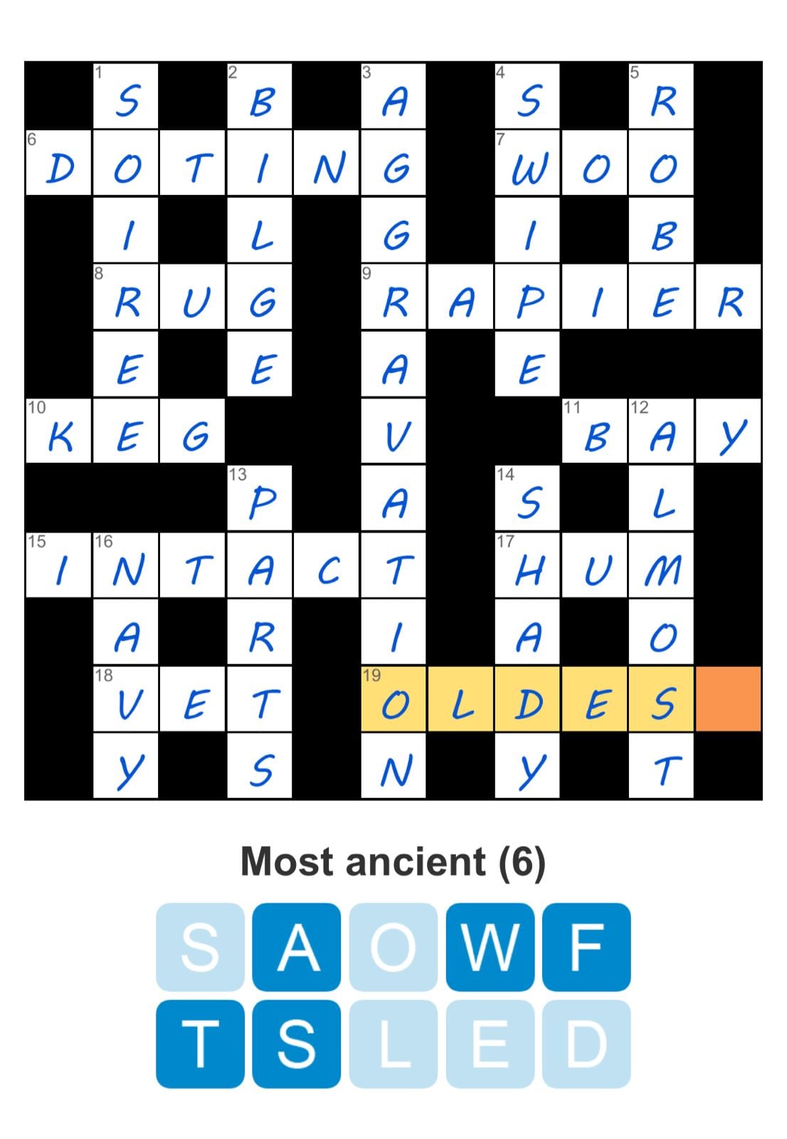 Puzzle Page Crossword August 21 2024