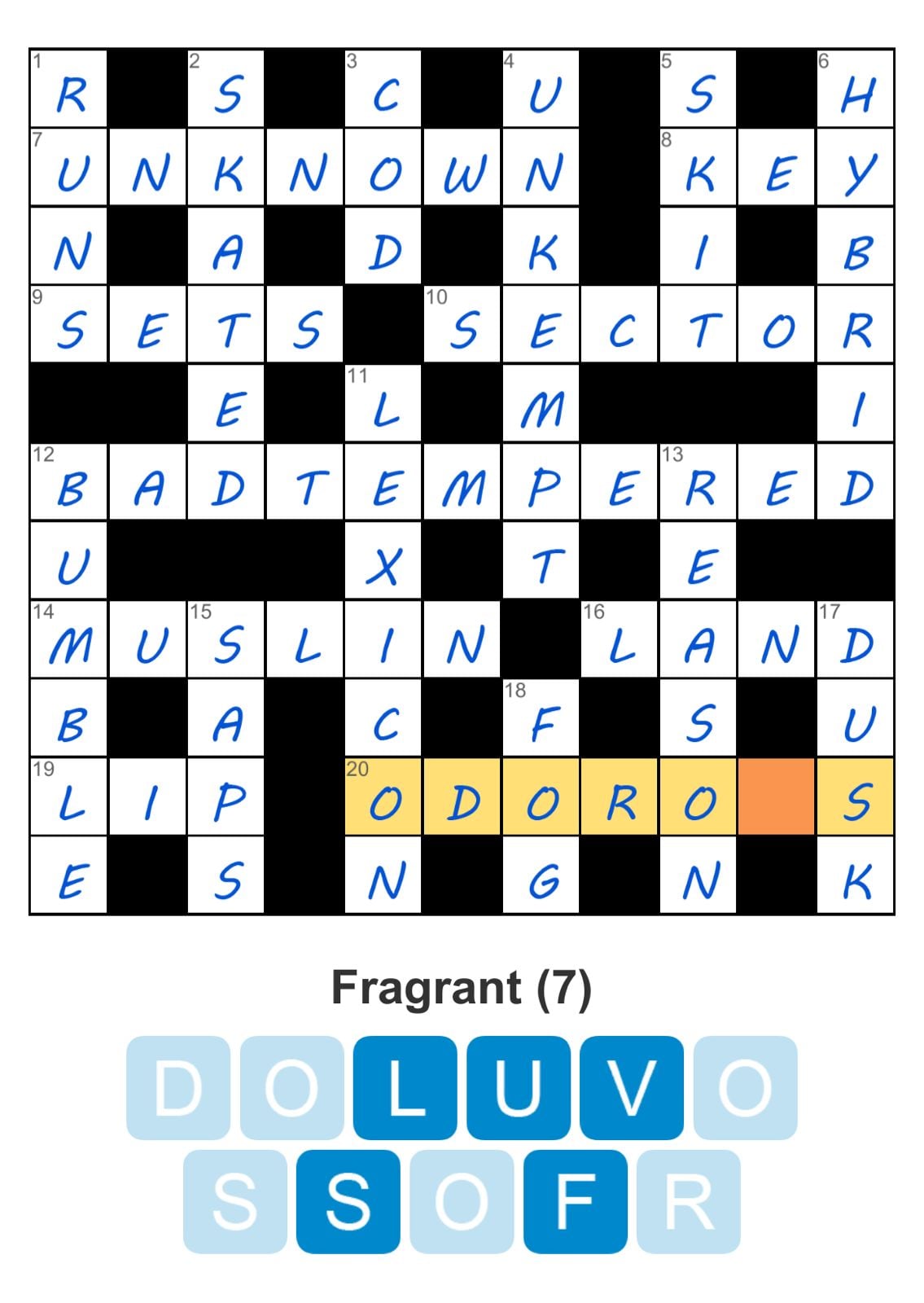 Puzzle Page Crossword August 22 2024