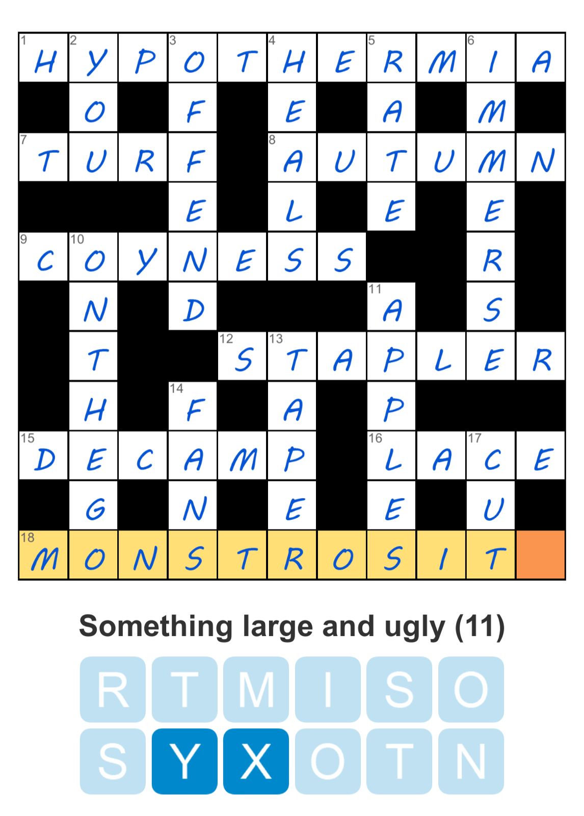 Puzzle Page Crossword August 30 2024