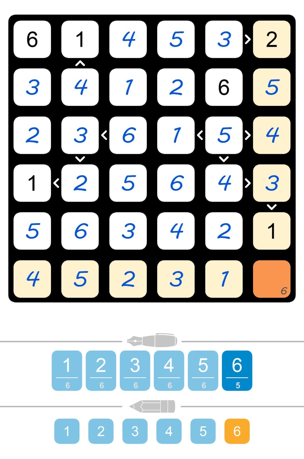 Puzzle Page Futoshiki August 9 2024