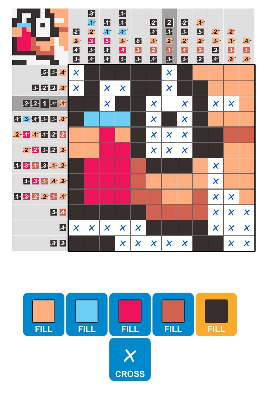 Puzzle Page Picture Cross August 24 2024 Puzzle Page Picture Cross August 24 2024