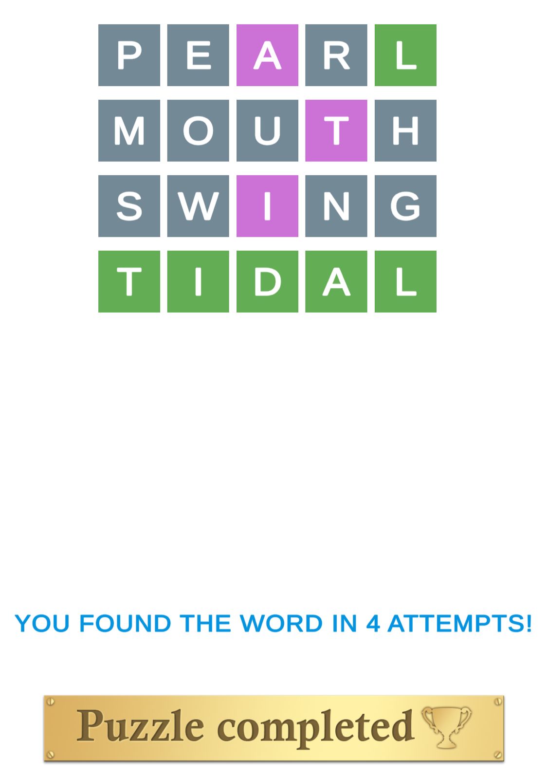 Puzzle Page Wordy August 10 2024