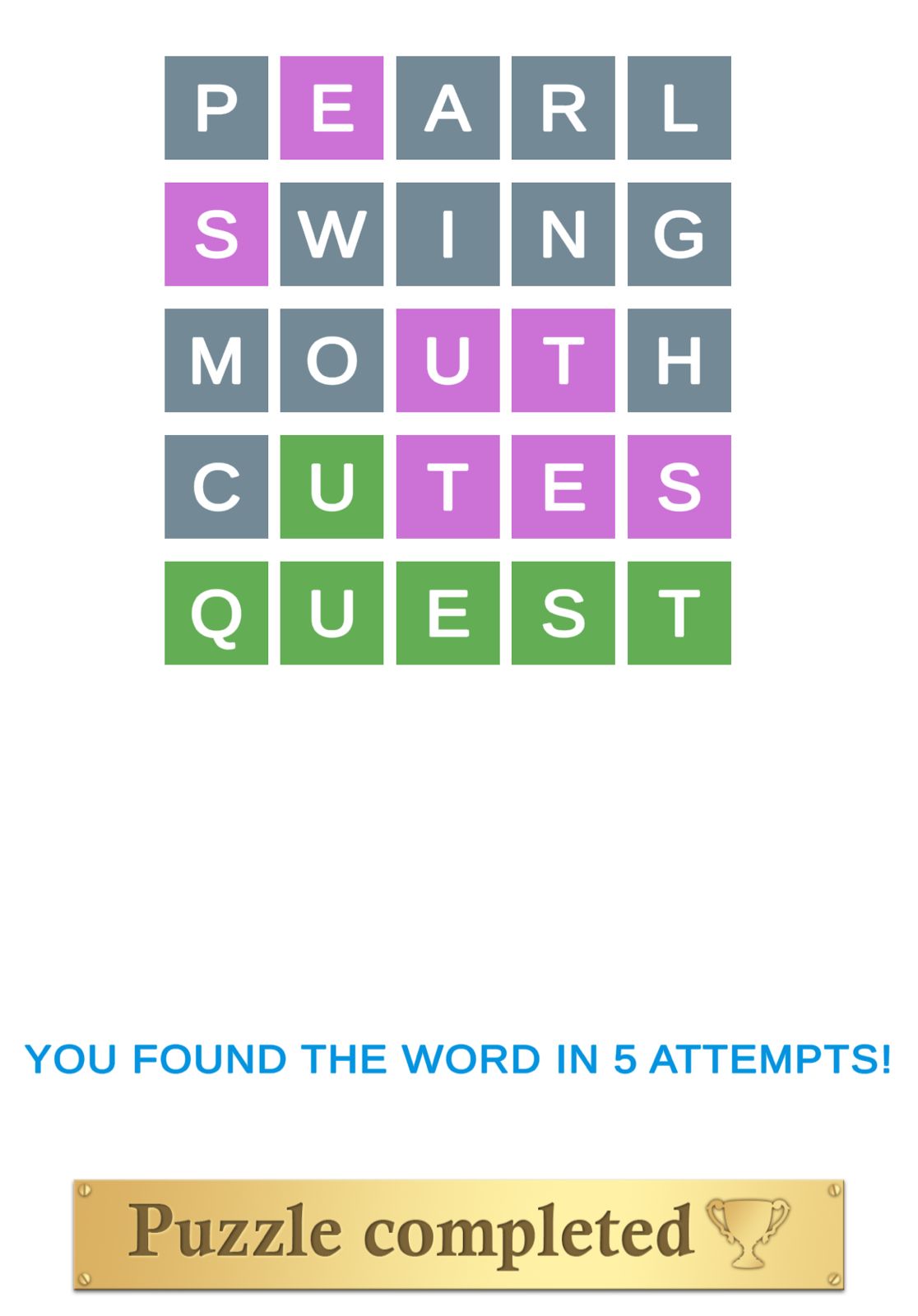 Puzzle Page Wordy August 15 2024