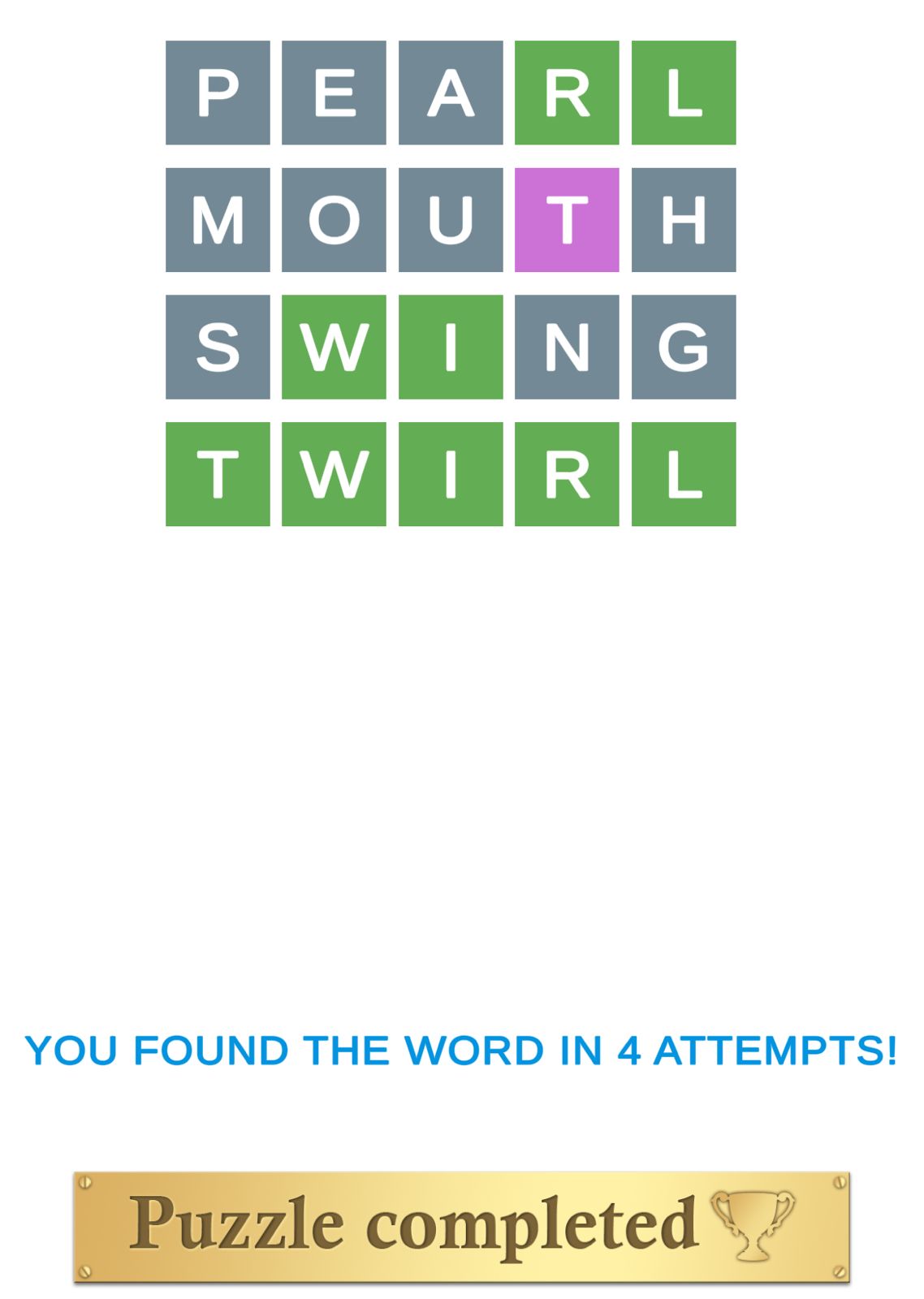 Puzzle Page Wordy August 27 2024