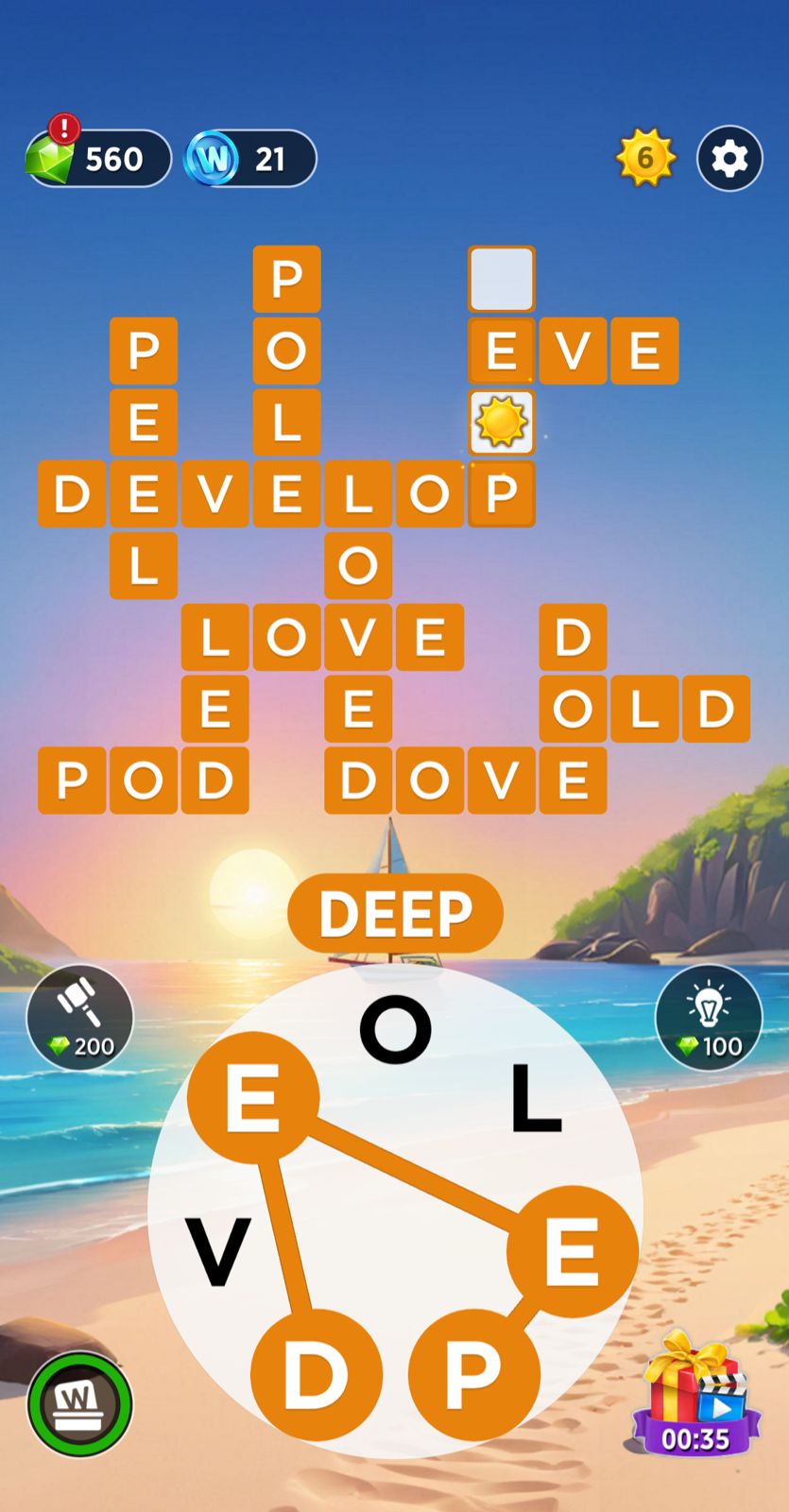 Words of Wonders (WOW) Daily Puzzle August 22 2024
