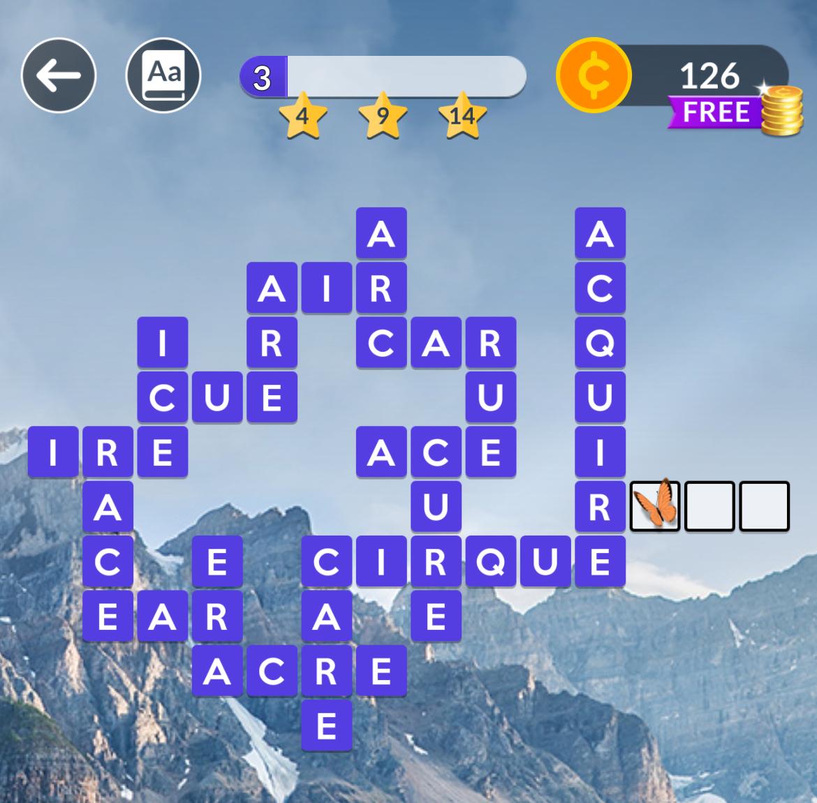 Wordscapes August 21 2024