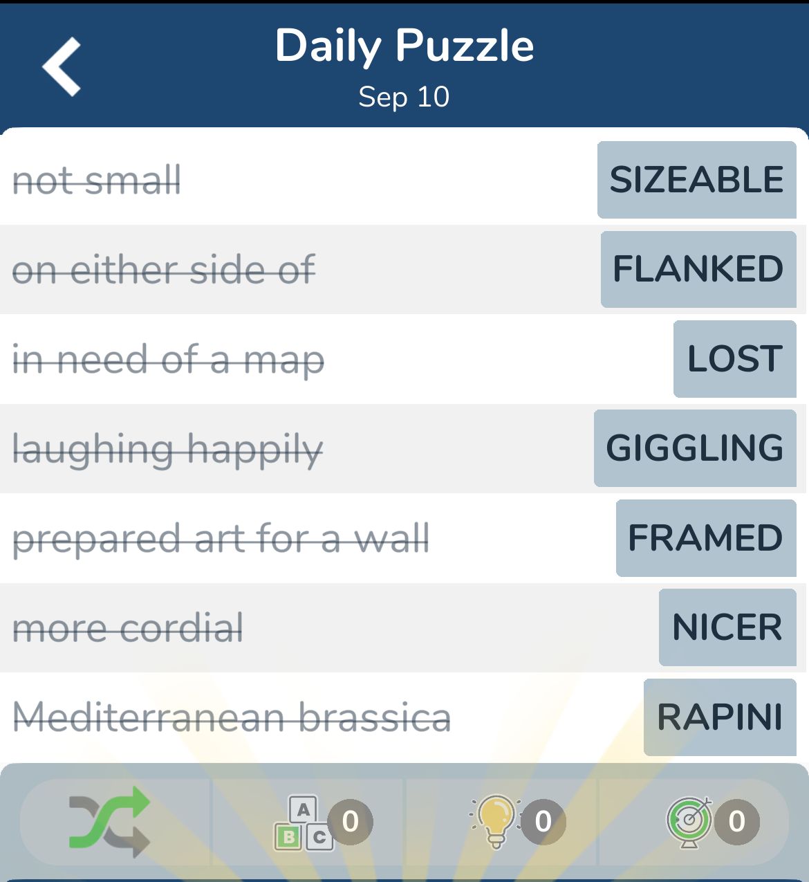 7 Little Words September 10 2024