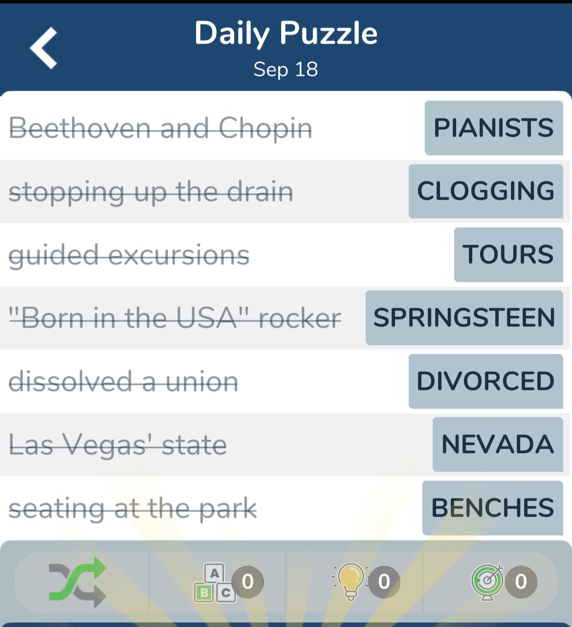 7 Little Words September 18 2024