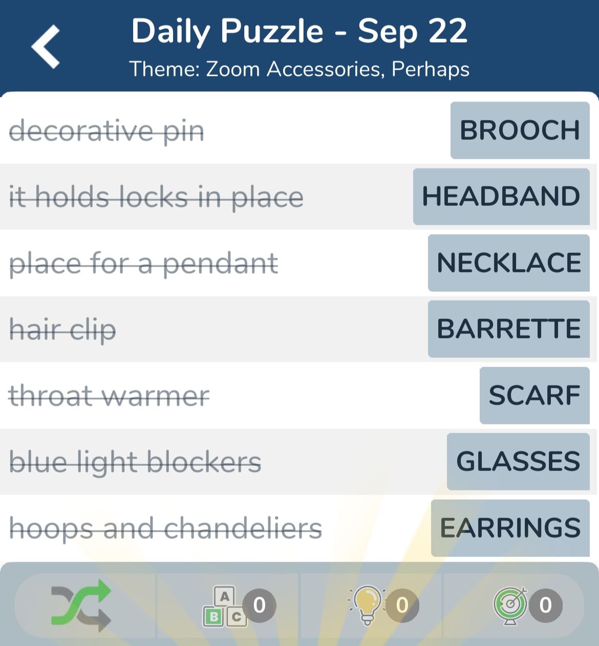 7 Little Words September 22 2024