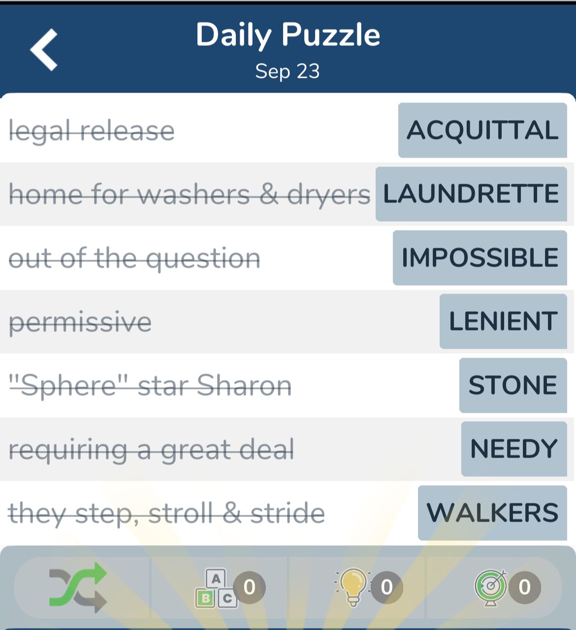 7 Little Words September 23 2024