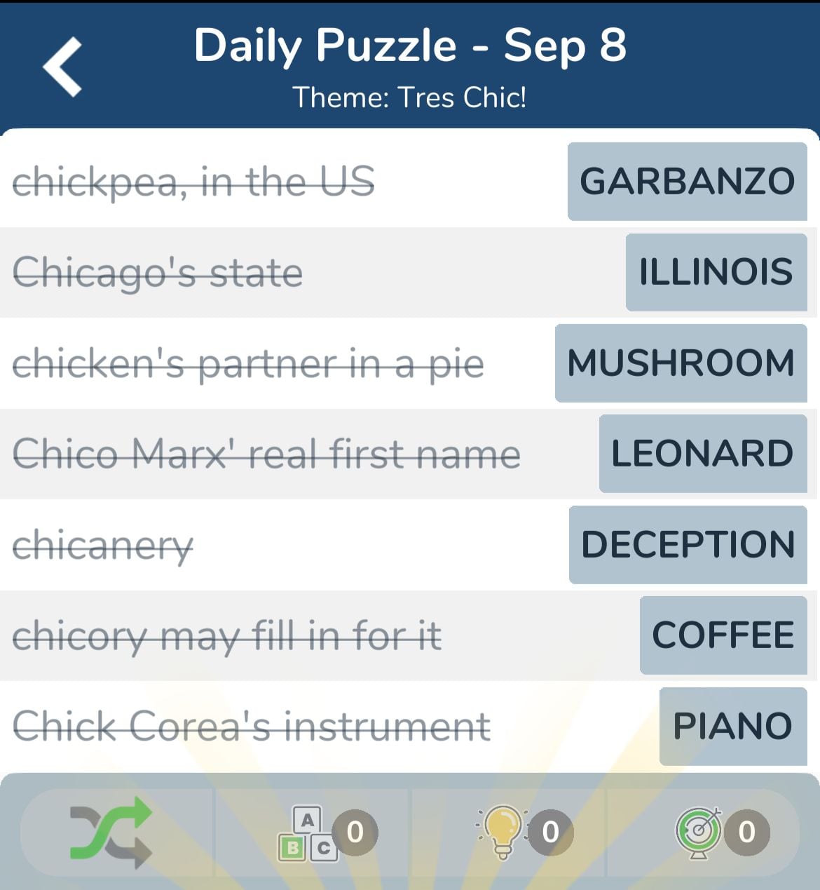 7 Little Words September 8 2024