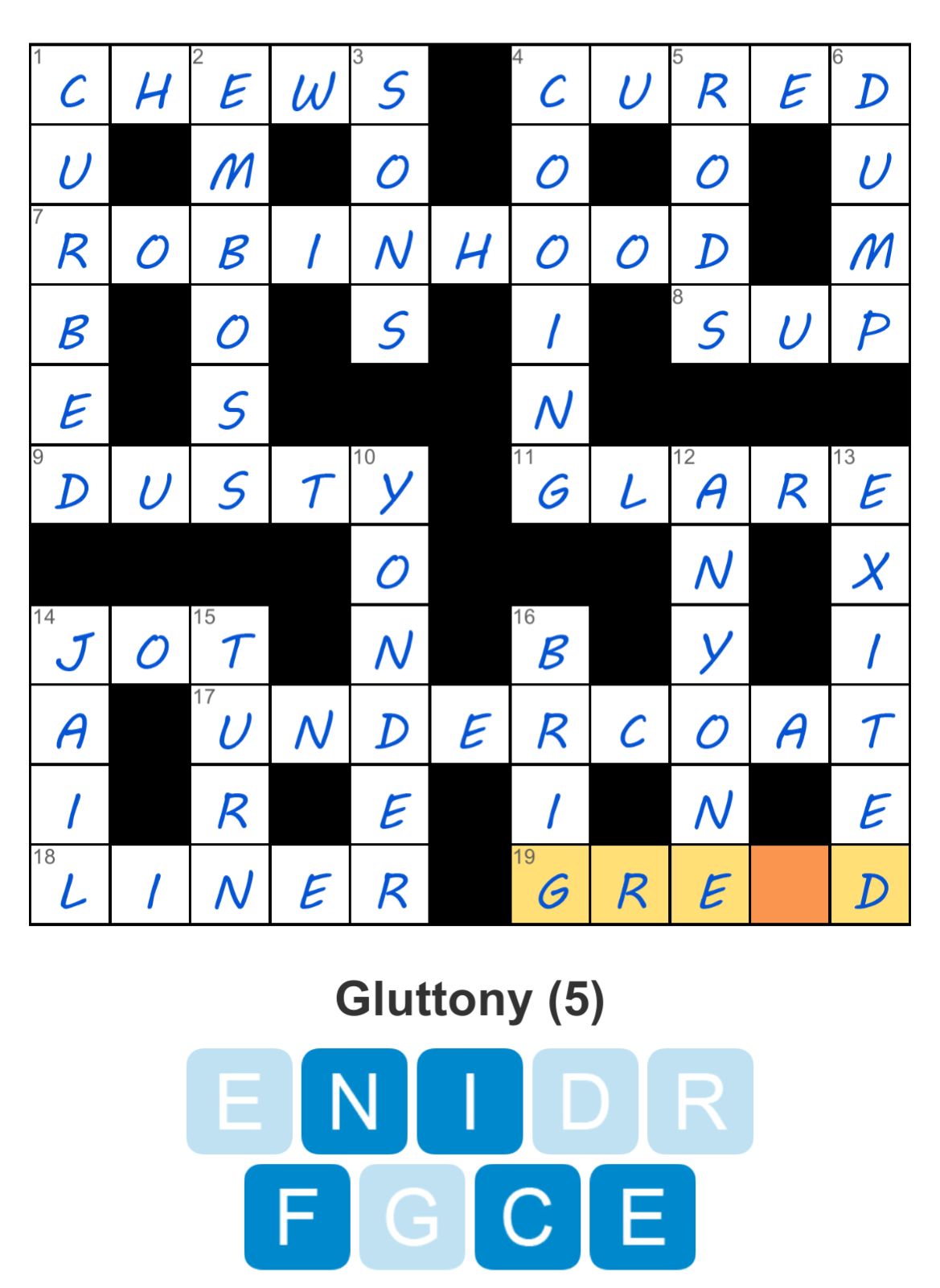 Puzzle Page Crossword September 10 2024