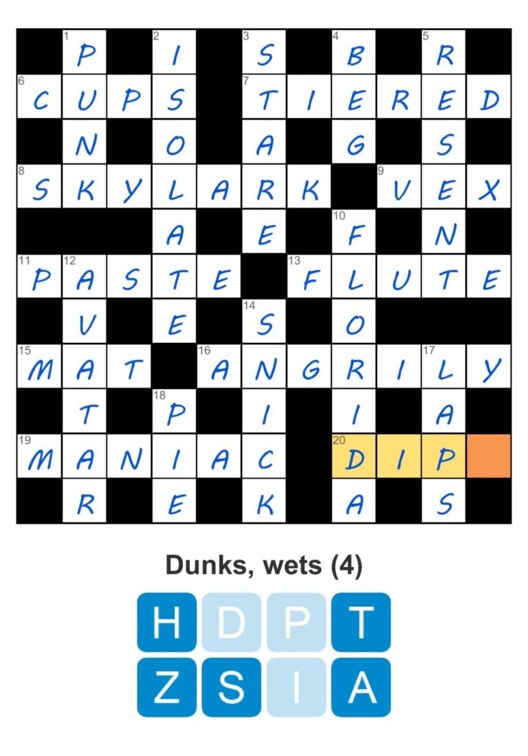 Puzzle Page Crossword September 11 2024 Answers