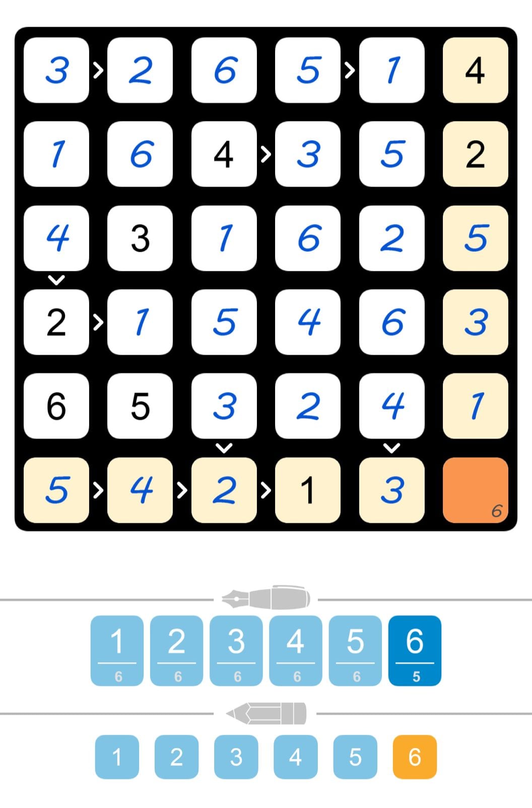 Puzzle Page Futoshiki September 7 2024