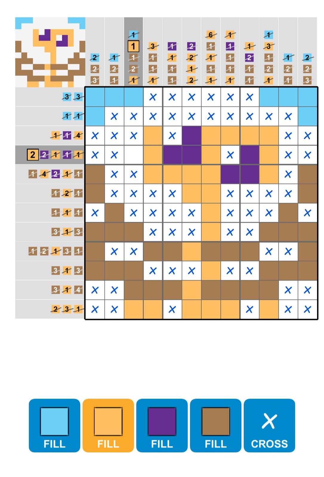 Puzzle Page Picture Cross October 1 2024