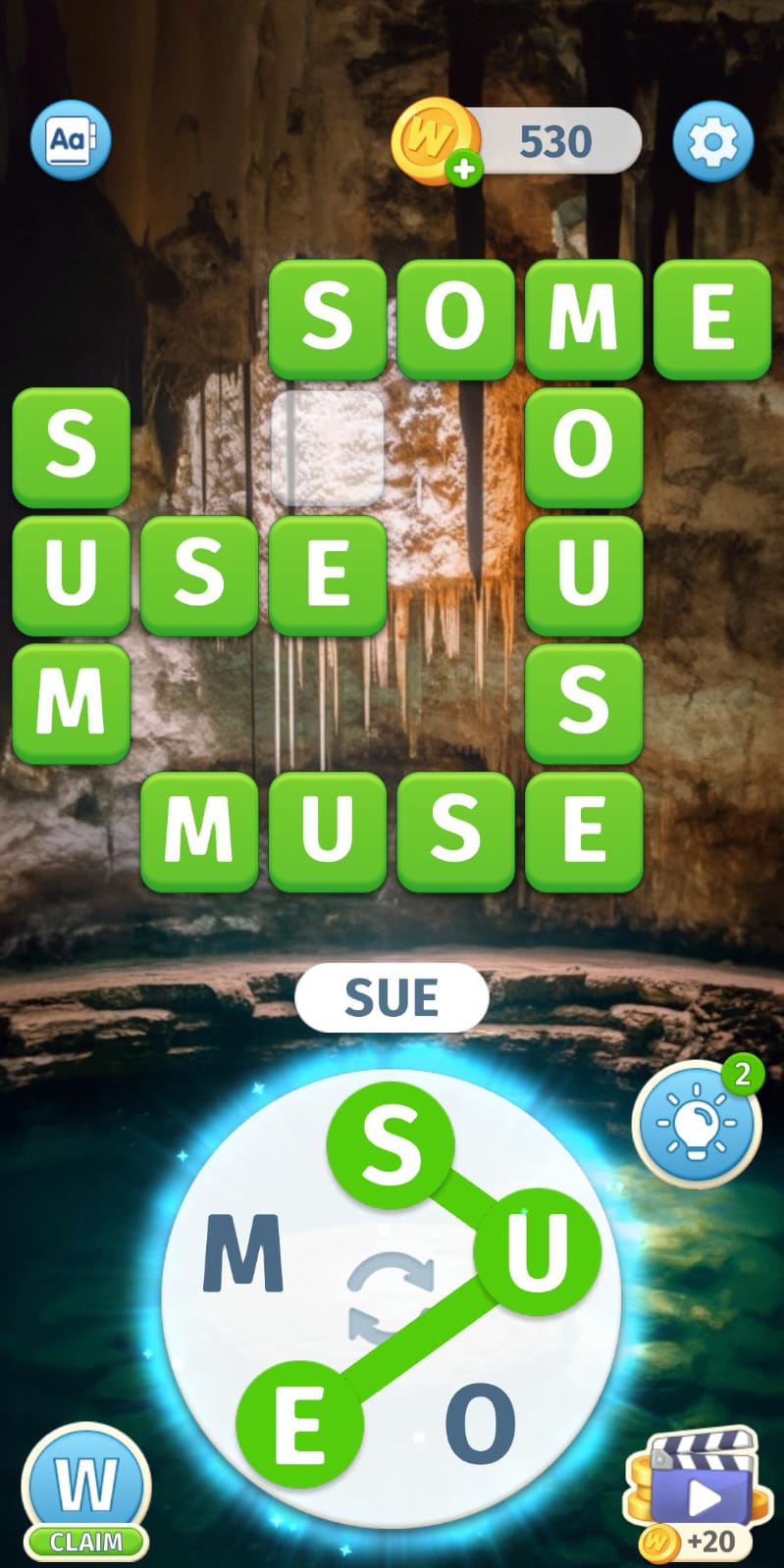 Sky Words Level 20