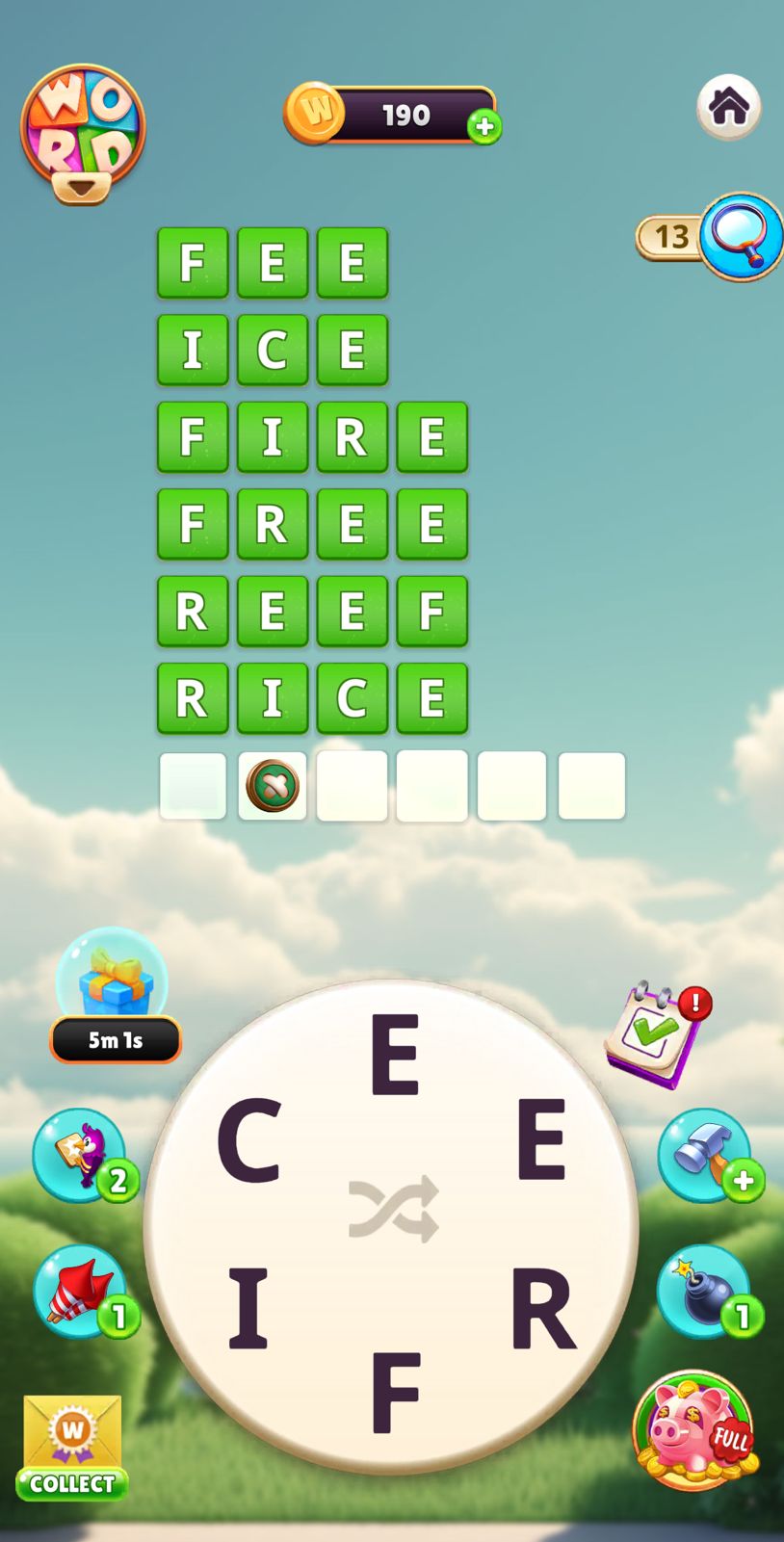 Word Madness Level 250