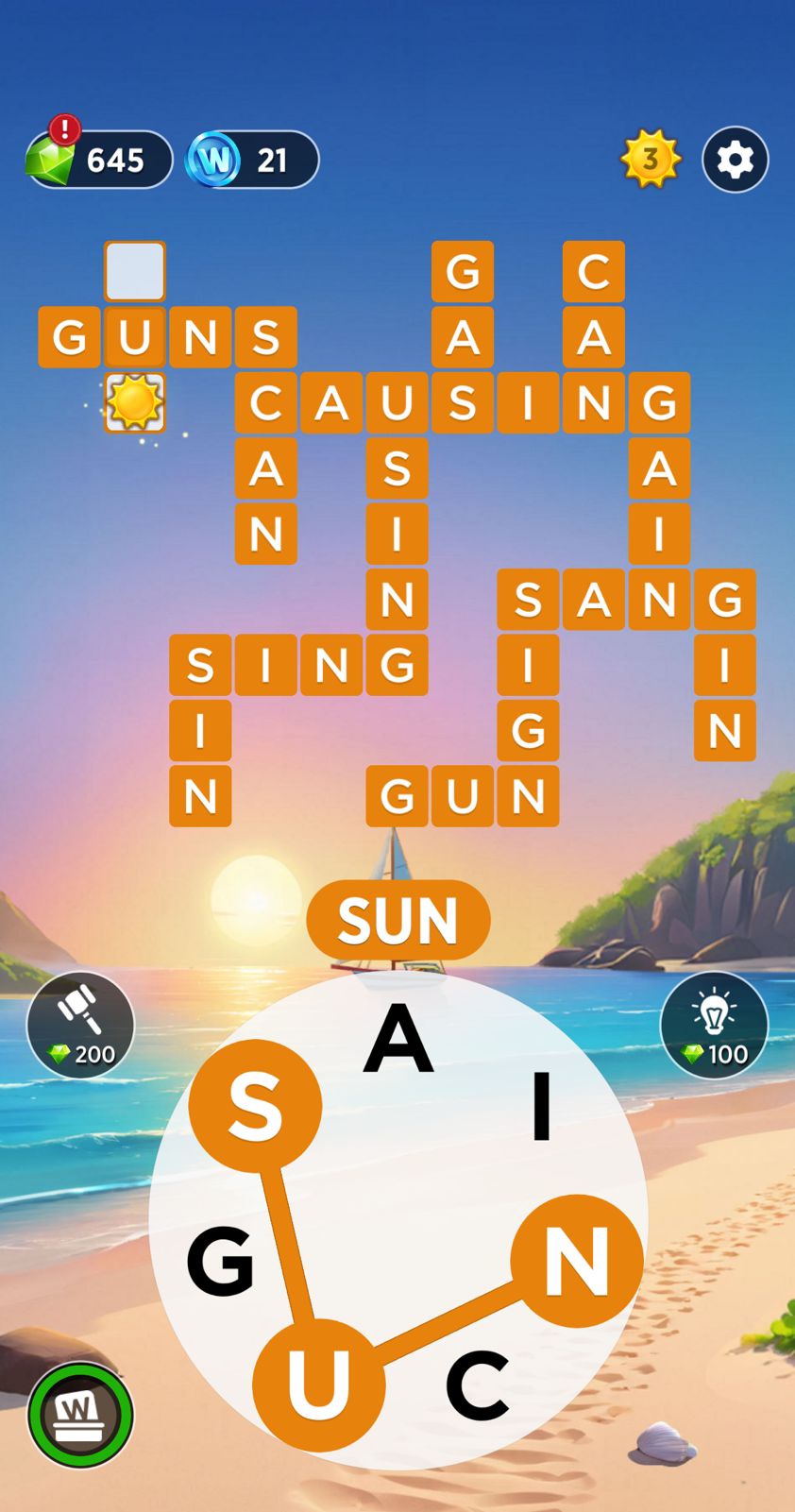 Words of Wonders (WOW) Daily Puzzle September 18 2024