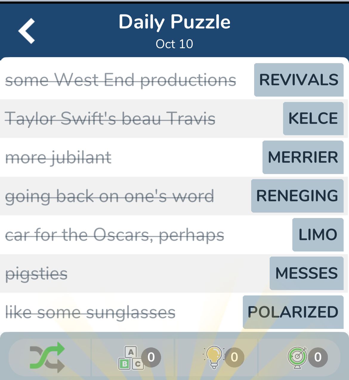 7 Little Words October 10 2024